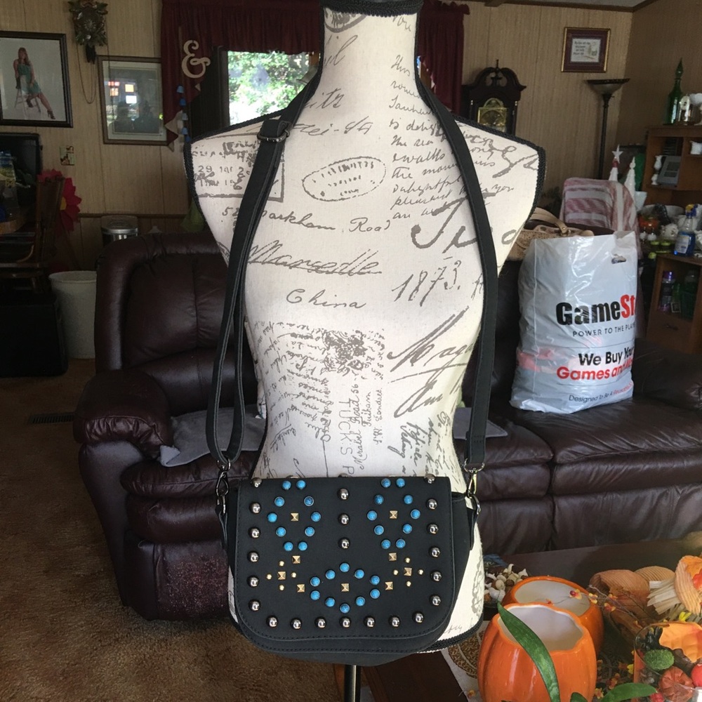 Beautiful kiss me couture studded purse